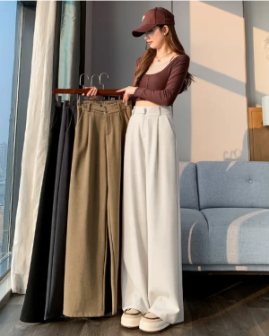 Casual Women’s Loose Wide-Leg Pants Comfortable & Stylish Trousers