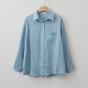 Women’s Casual Linen Shirt Comfortable Blouses & Shirts