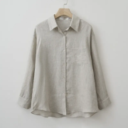 Women’s Casual Linen Shirt Comfortable Blouses & Shirts