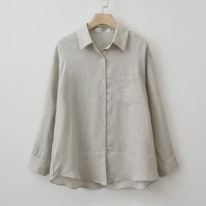 Women's Casual Linen Shirt Comfortable Blouses & Shirts