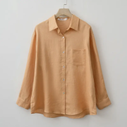 Women’s Casual Linen Shirt Comfortable Blouses & Shirts
