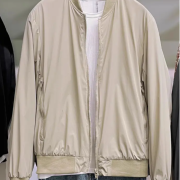 Men’s Casual Long-Sleeved Jacket with Stand-Up Collar