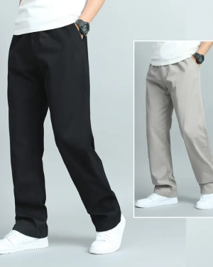 men cotton casual pant
