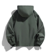 Men’s Hooded Trench Coat Jacket