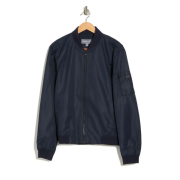 Men’s Casual Long-Sleeved Jacket with Stand-Up Collar