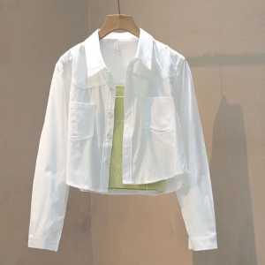 Women's Loose Short Blouse for Spring/Summer