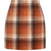 Women’s Wool Plaid Skirt