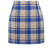 Women’s Wool Plaid Skirt