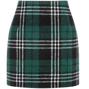 Women’s Wool Plaid Skirt