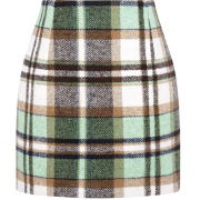 Women’s Wool Plaid Skirt