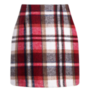Women’s Wool Plaid Skirt