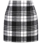 Women’s Wool Plaid Skirt