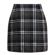 Women’s Wool Plaid Skirt