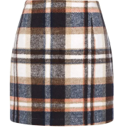 Women’s Wool Plaid Skirt